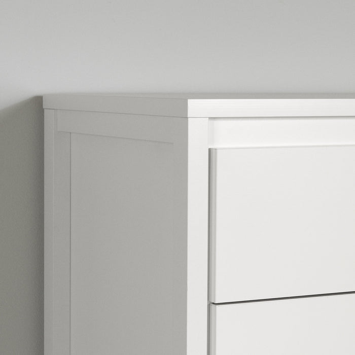 Gravity Commode 5 Tiroirs - Blanc Solide