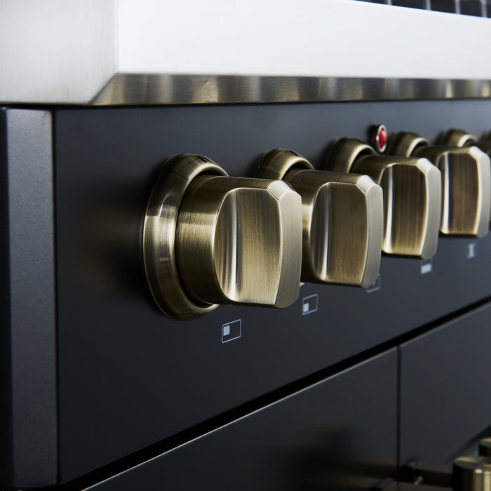 Cuisiniere a double combustible Galiano 30 po, noire, 4.32 pi³ - FFSGS6356-30BLK