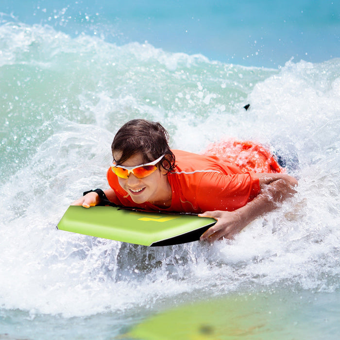 Goplus 42\" Super Bodyboard Surfing W / Leash Ixpe Deck Eps Core Embarque