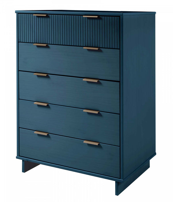 Ensemble de commode 2 pieces Granville Modern en bleu minuit