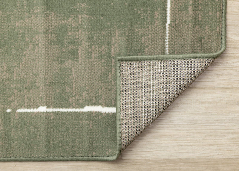 Carpette Forte à motif de terrain de soccer pour enfants - 5 pi 3 po x 7 pi 5 po