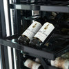 FORNO Abruzzo 48" Dual Zones Wine Cellar, 102 Bottles, 24 cu. ft Stainless steel, - FWCDR6610-48S | Cave a vin Abruzzo de 48" double zone, capacite de 102 bouteilles, 24 pi³, en acier inoxydable-FWCDR6610-48S