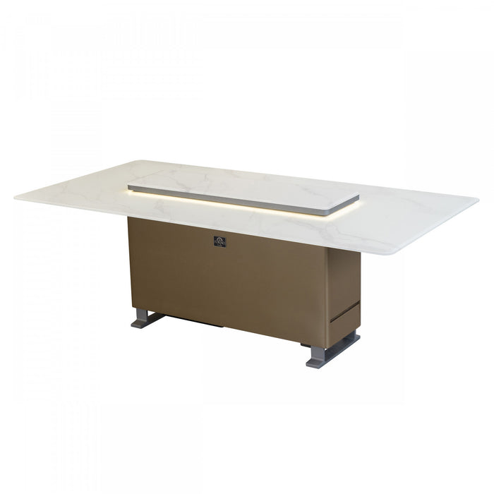 Table a manger intelligente Cinetico blanche, refrigerateur et congelateur de 5,3 pi³-FDTFR7044-86WHT