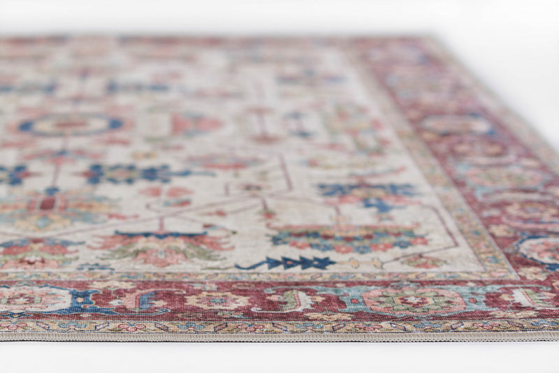Tapis Traditionnel Daffy 2'3\" x 8'0\" en Ivoire