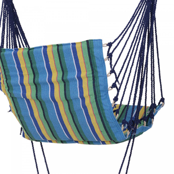Chaise Hamac Suspendue Outsunny Siege Pivotant Rembourre, Balancoire Air Deluxe Avec Repose-pieds Pour Tous Les Espaces Interieurs Ou Exterieurs Camping Hamac Inclinable