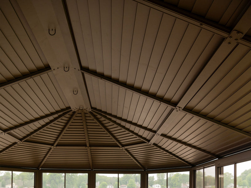 Gazebo Penguin Florence - Solarium 12x18 Toit d'acier