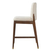 Clara Rubber Wood Bar Stool Set of 2,Walnut | Clara – Lot de 2 tabourets de bar en bois d’hevea, finition noyer