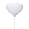 Ardelo Floor Lamp w/ Gooseneck Reading Light, Snow, 71.5"H | Ardelo Lampadaire avec lampe de lecture a col de cygne, Blanc neige, 71,5 po H