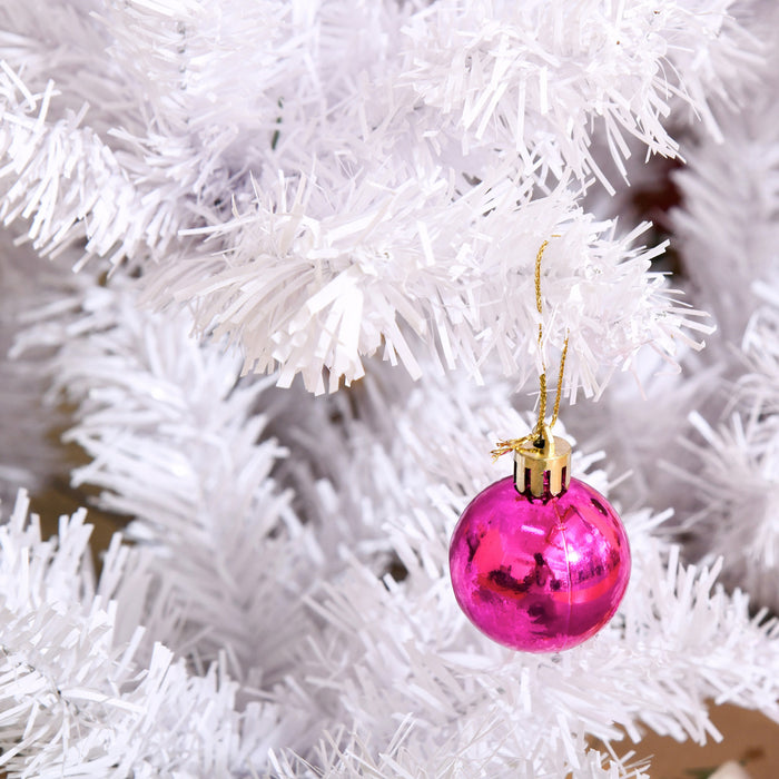 Homcom Arbre De Noel Artificiel 5 Pieds 680 Pointes De Branches