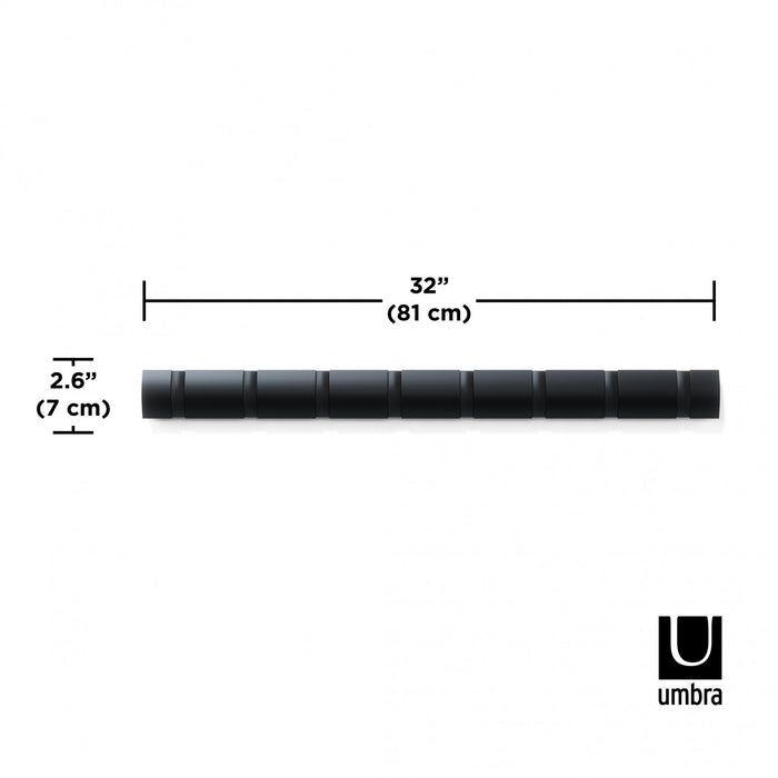 Crochets muraux Flip de Umbra - noirs