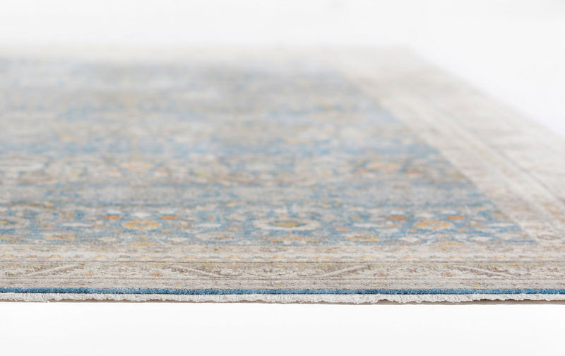 Tapis Traditionnel Gianna 2'6\" x 8'0\" en Bleu