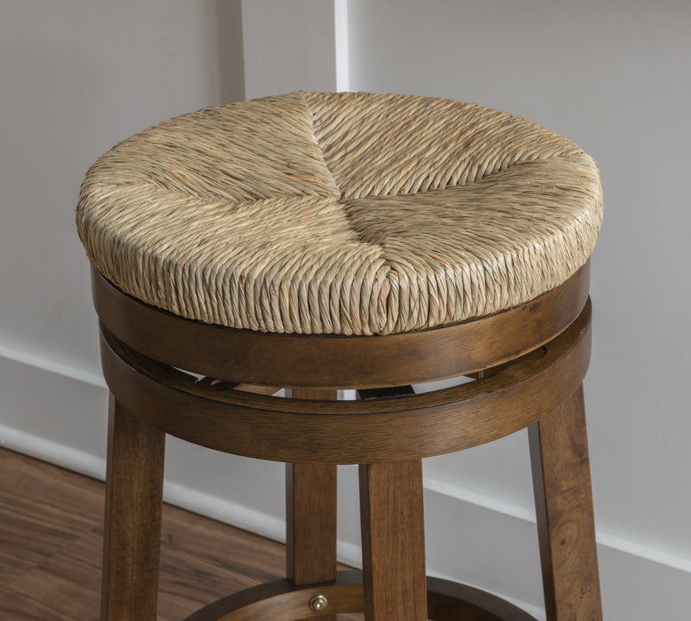 Tabouret Morgan de hauteur comptoir - noyer