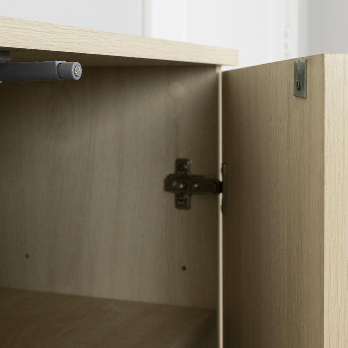 Arum Ensemble De 2 Buffets Avec 2 Portes Chene Blanchi, De Meubles South Shore