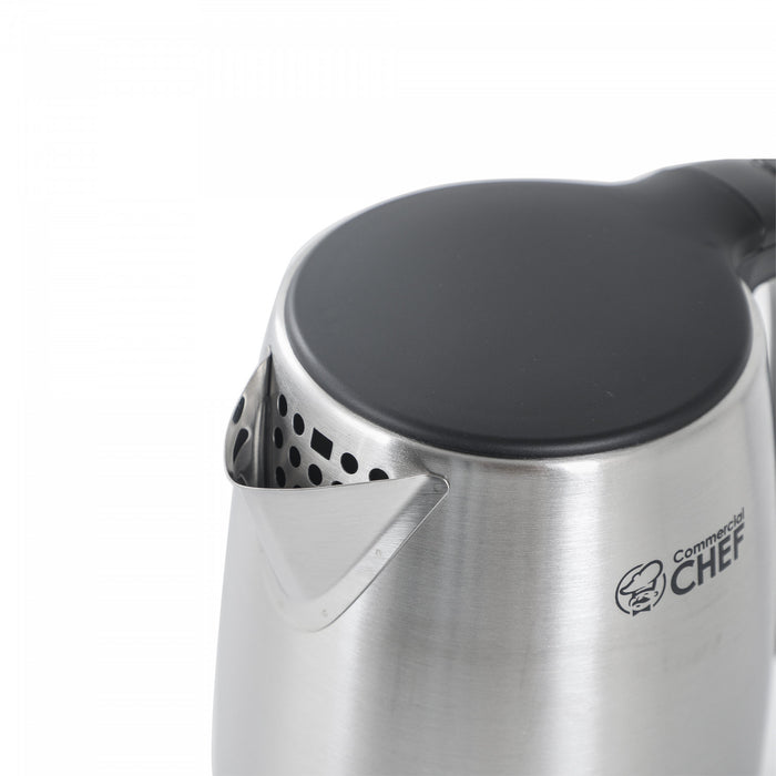 Bouilloire sans fil CHK Serie commerciale Chef 1,7 L en acier inoxydable