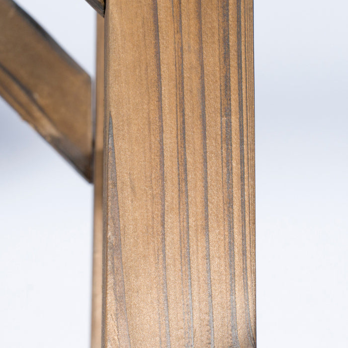 Outsunny Arbre De Jardin En Bois 85\", Treillis D'arche De Jardin