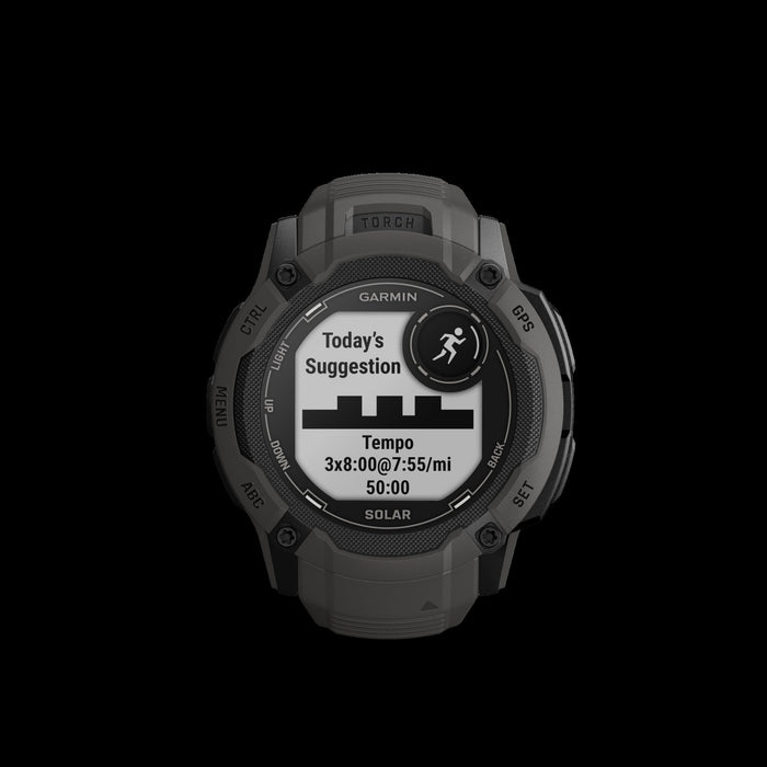 Garmin Instinct® 2x Solar Gps Smartwatch - Suivi De La Sante Et De La Condition Physique Avec Gnss Multi-bande - Graphite
