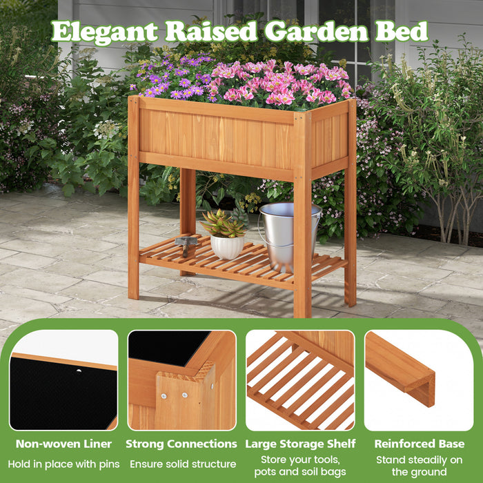 Costway Jardiniere Exterieur Dimension119x57x90 Cm En Bois Potager Sur Pied En Bois Outil Genial En Plein Air