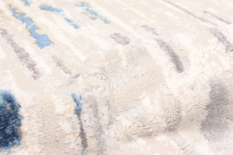 Tapis Contemporain/Moderne Juniper 5'0\" x 8'0\" en Gris
