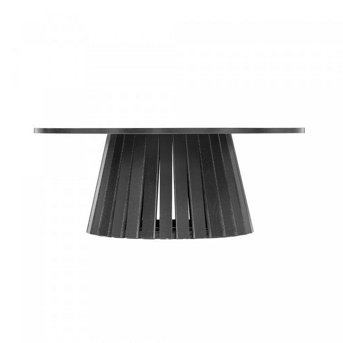 Table basse moderne scandinave Layla en noir