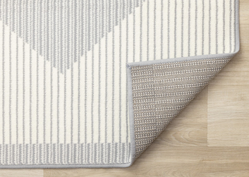 Carpette Florence à motif de diamants pour l’intérieur - 4 pi 7 po x 6 pi 7 po