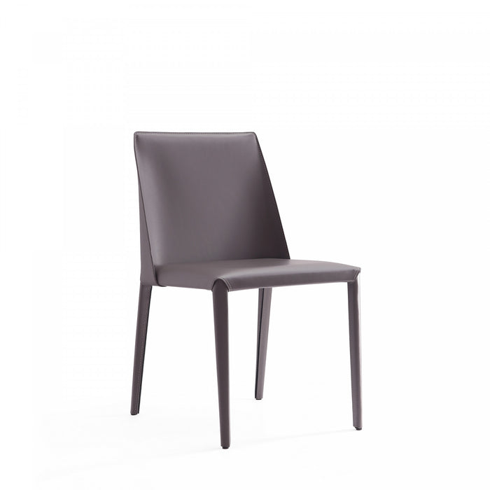 Ensemble de 8 chaises de salle a manger Paris Modern en gris