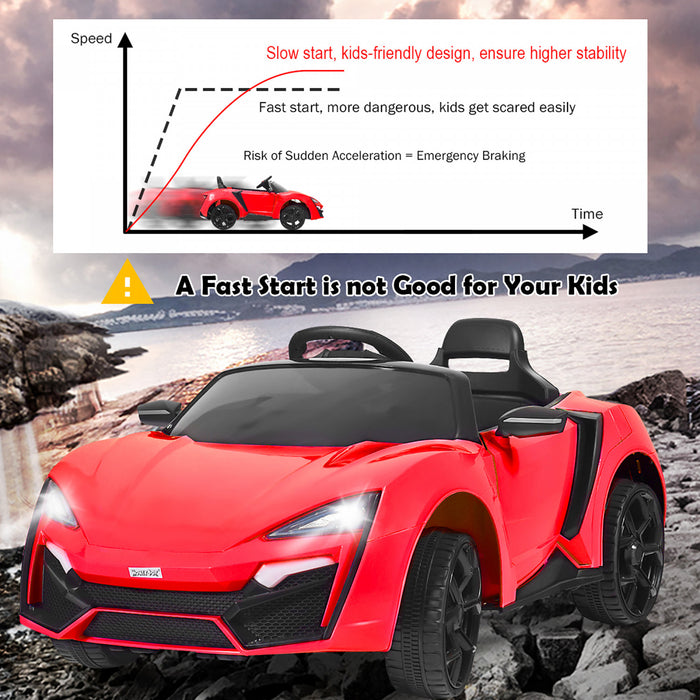 Voiture Electrique Pour Enfant 12v Costway – 2,4g, Mp3