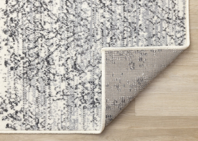 Carpette Florence à motif damassé élégant pour l'intérieur - 4 pi 7 po x 6 pi 7 po