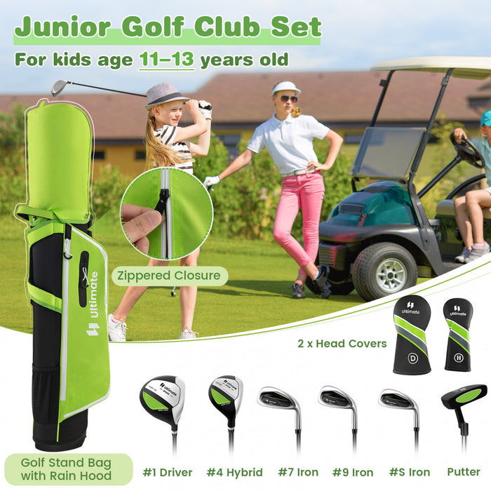 Ultimate Junior Complete Golf Club Set Pour Enfants Ages De 11 A 13 Ans