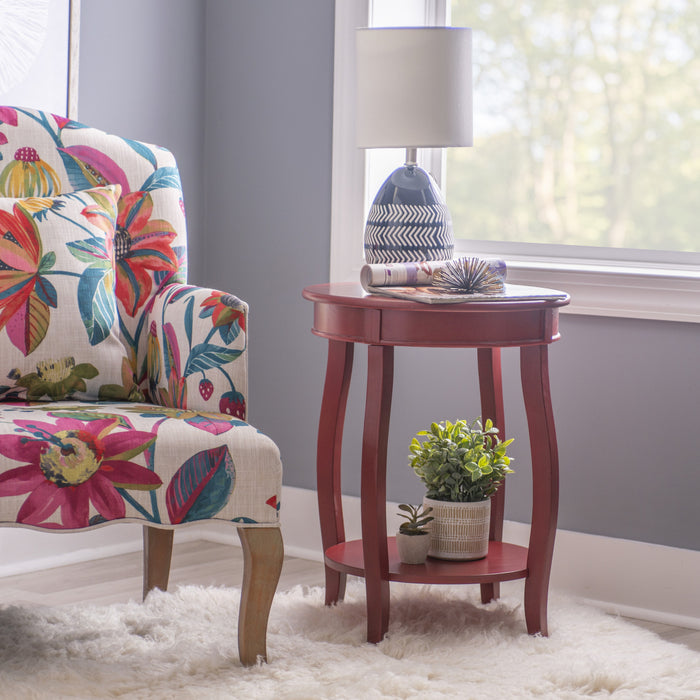 Table de fauteuil Rainbow - rouge