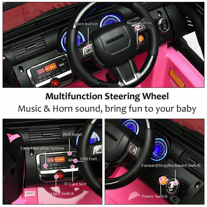 Voiture Electrique Pour Enfant 12v Costway – Bluetooth – Telecommande – Lecteur Mp3