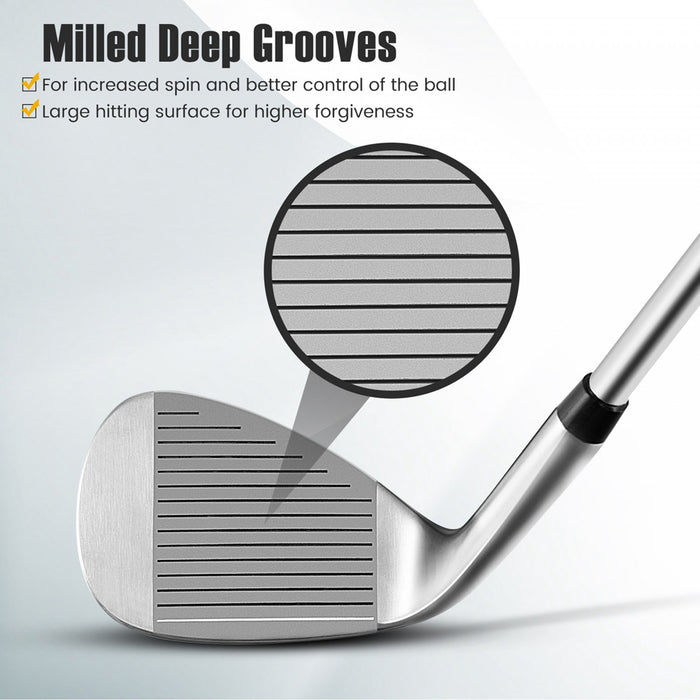 Ultimate Golf Wedge 56 Degres Sand Wedge Lob Wedge High Loft Golf Club A Main Droite Argent