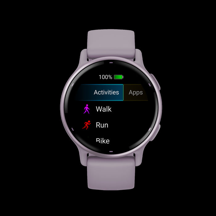 Garmin Vivoactive® 5 Montre Intelligente - Fonctionnalites Avancees De Suivi De La Sante Et De La Condition Physique - Orchidee
