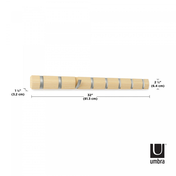 Crochets muraux Flip de Umbra - naturels
