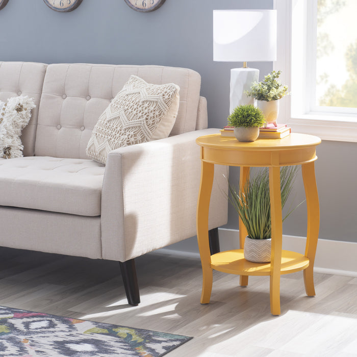 Table de fauteuil Rainbow - jaune