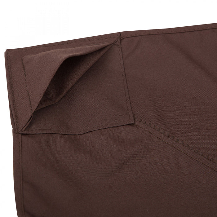 Outsunny 9,8 'x 9,8' Carre 2 Niveaux Gazebo Auvent Remplacement Couverture Superieure Exterieur Jardin Pare-soleil, Cafe