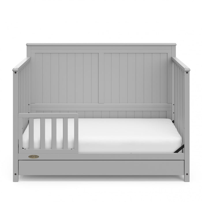 Graco Hadley Lit de bebe convertible 5-en-1 avec tiroir - Gris galet