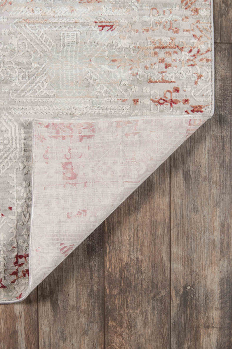 Tapis Traditionnel Amber 5'1\" x 7'7\" en Rouge