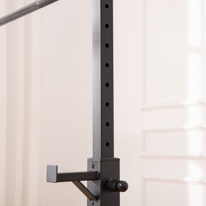 Soozier Support De Squat De Puissance Stable Et Reglable Portable