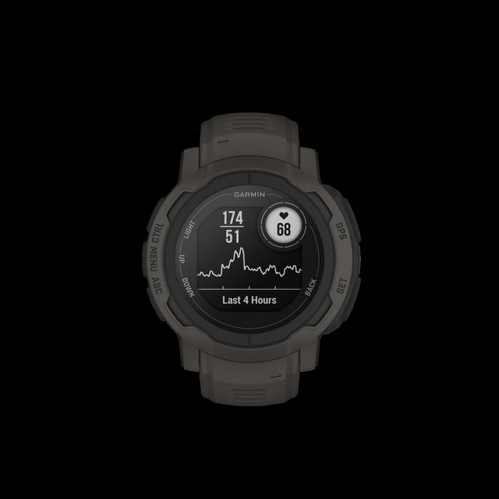 Garmin Instinct® 2 Montre Gps Intelligente - Pour La Randonnee, Le Velo Avec Support Multi-gnss - Graphite
