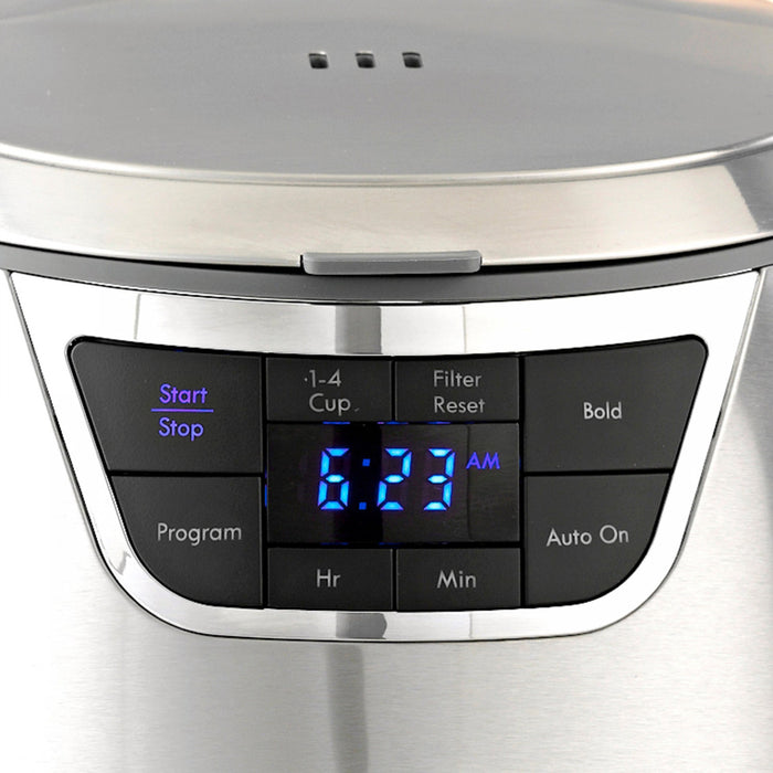 Cafetière goutte-à-goutte Kenmore Elite de 12 tasses, acier inoxydable - KKECM12SS