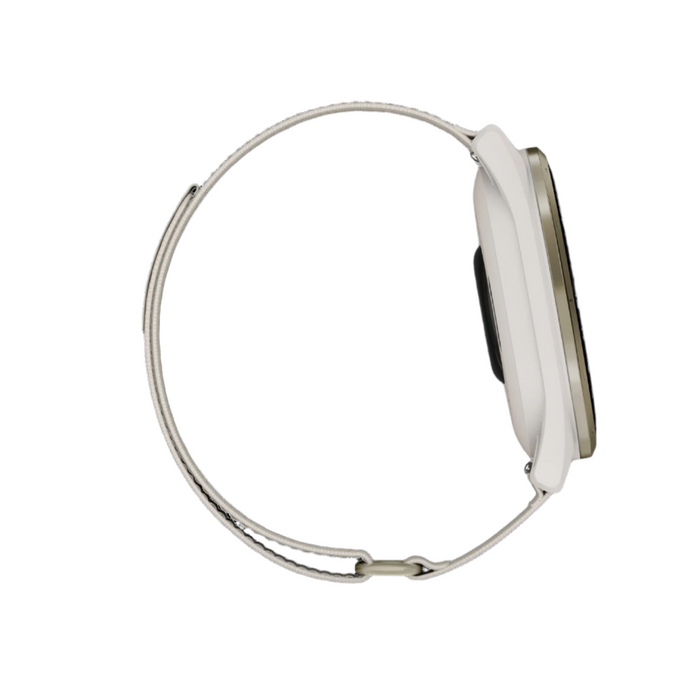  Cream Gold Aluminum Bezel With Ivory Comfortfit Nylon Band