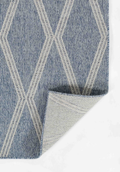 Tapis Transitionnel Cypress 6'6\" x 9'0\" en Bleu