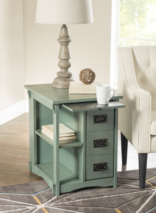 Table de fauteuil Parnell - bleu sarcelle