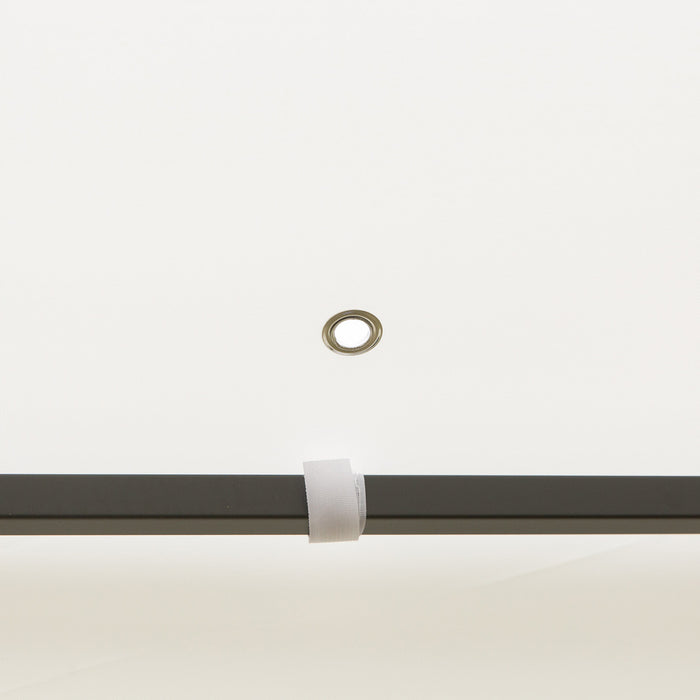 Outsunny 10 'x 10' Jardin Exterieur En Metal Tonnelle Patio Auvent Chapiteau Patio Tente De Fete Auvent Abri Toit Ventile Cadre Decoratif Creme