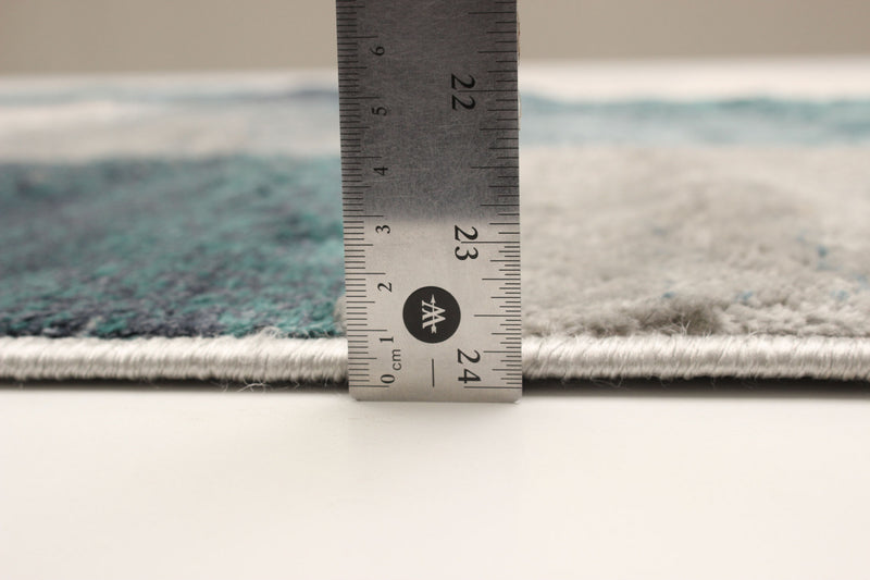 Carpette Rylie bleu sarcelle - 8 pi 0 po x 10 pi 0 po