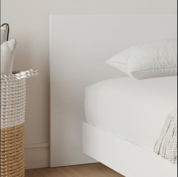 Lit plateforme bas Satori avec tete de lit Double