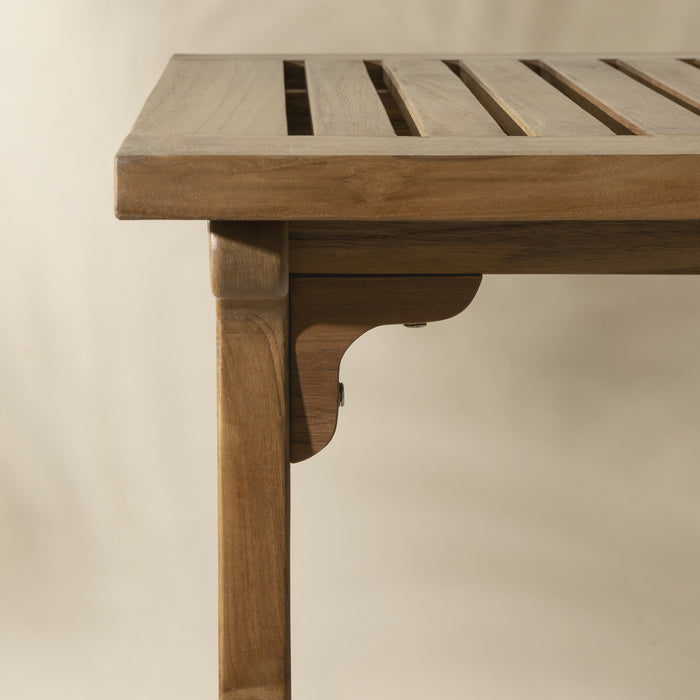 Table bar Agave en teck - naturelle