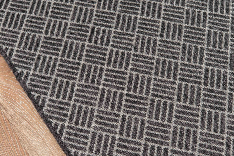 Tapis Contemporain Eve 6'7\" x 9'6\" en Gris