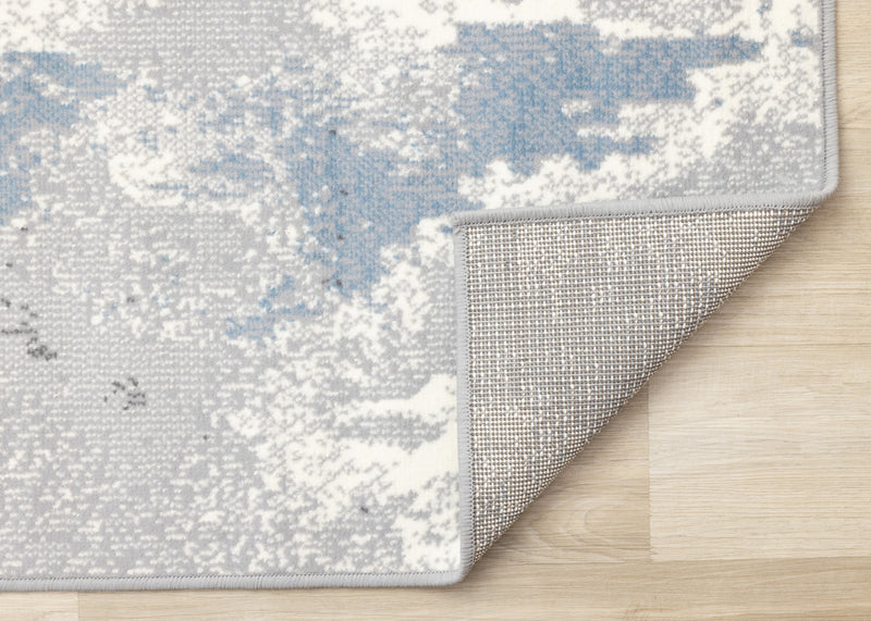 Carpette Florence à motif damassé délavé pour l'intérieur - 4 pi 7 po x 6 pi 7 po