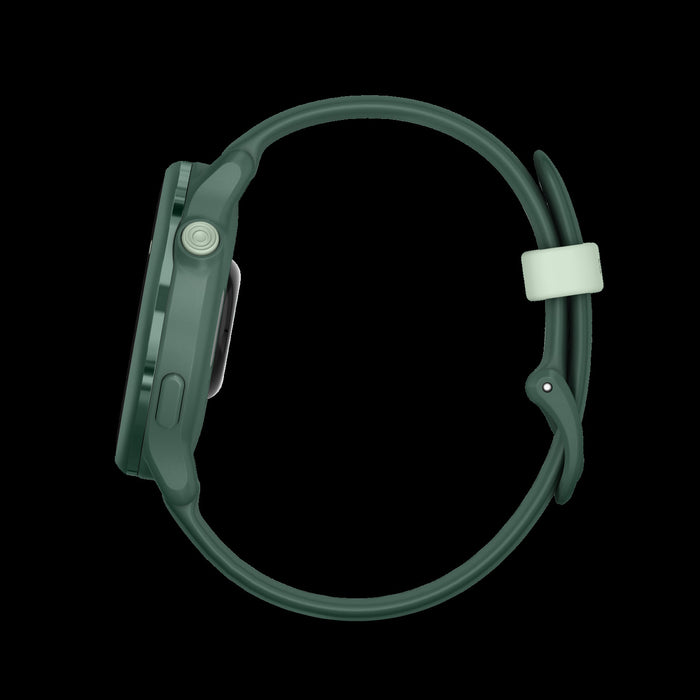 Montre connectee Garmin Vivoactive 6 Jasper Green - Vetement de performance, Coach Garmin, HIIT de force, Exercices de mobilite, Entrainements en fauteuil roulant